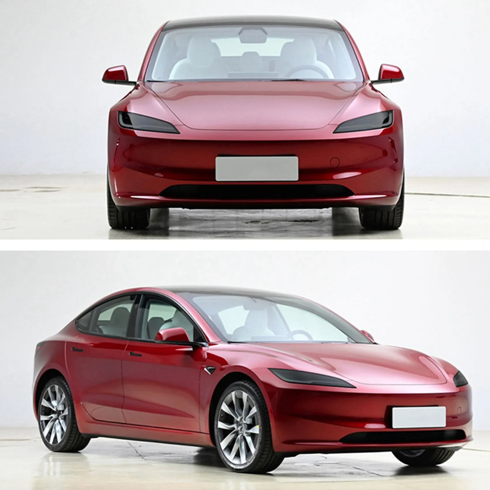 

For Tesla Model 3 Highland 2024 Headlight+Rear Tail Light Protector Film TPU Headlights Tail Lamp Sticker Protection Replacement