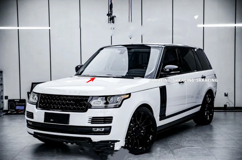 ชุดแต่งฝากระโปรงหน้าสำหรับ Land Range Rover L405 2013-2017สีดำมันวาว