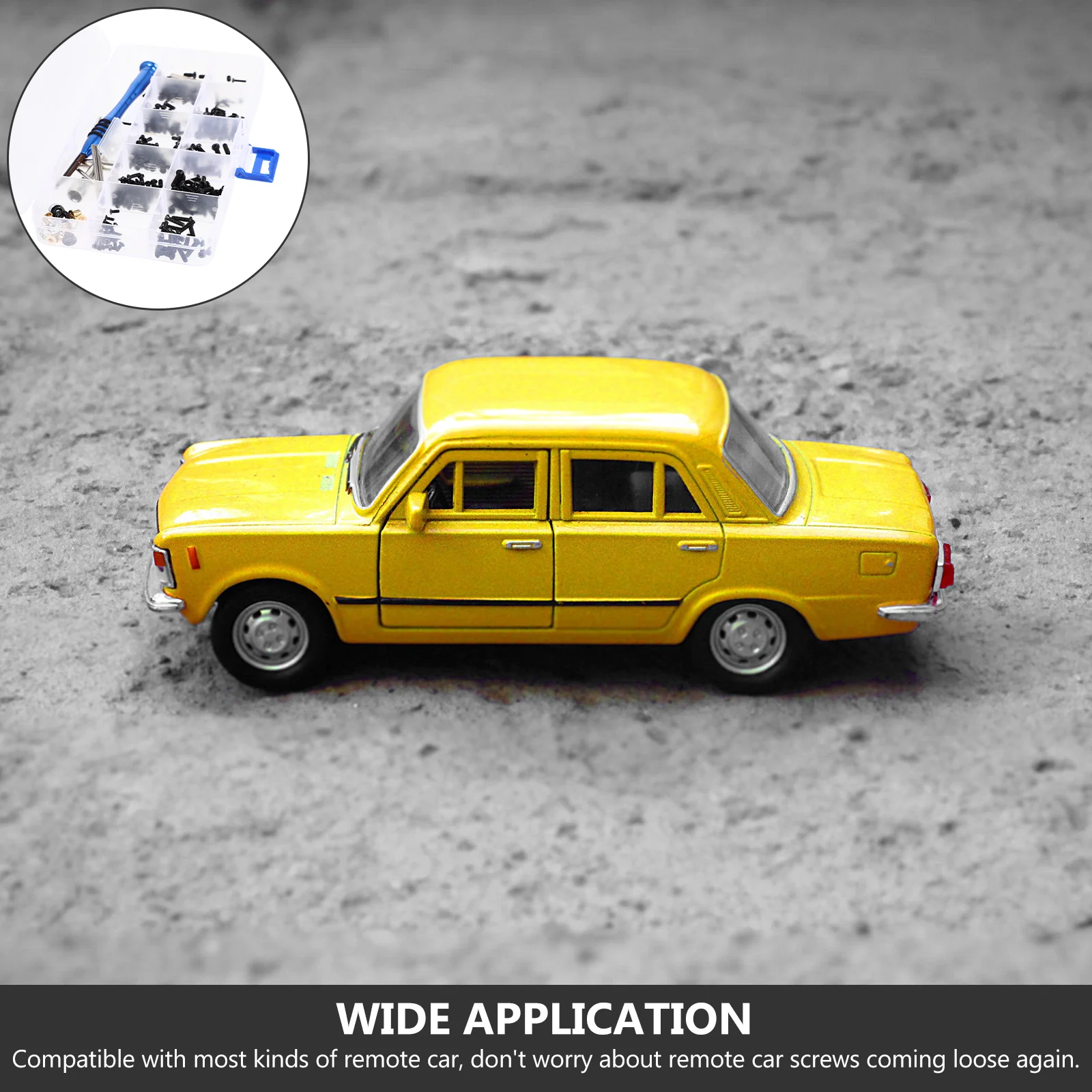 

1Set Remote Car Screw Kit Multi-Size Durable Aluminum Alloy Tiny Screws Repairing Household Accessories Convenient