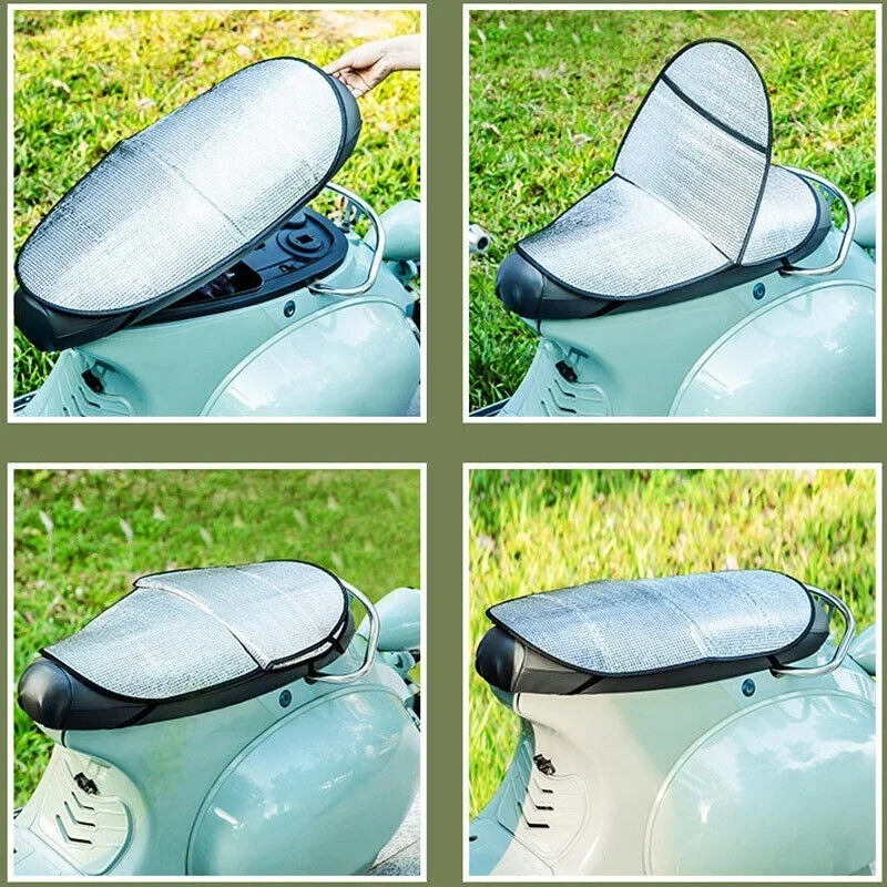 Coussin d'isolation thermique étanche pour moto électrique, protection solaire anti-poussière, 60cm x 34cm, 1PC