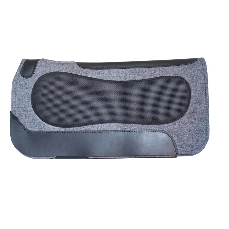 Factory direct sales Western saddle anti-hit back sweat drawer cowhide felt pad saddle pad shock