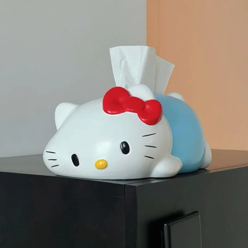 

Cute Hello Kitty Cat Paper Towel Box Cartoon Paper Towel Box Home Decoration Anti Drop Paper Towel Box Gift For Girlfriend