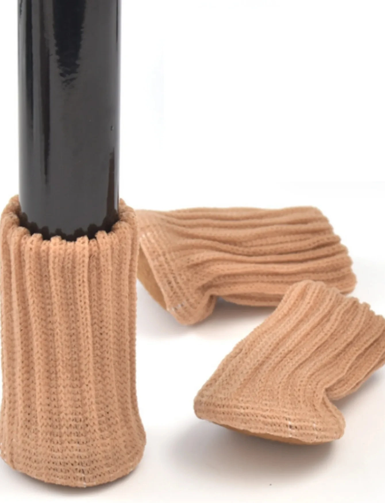 8/16PC Double-Layer Knitted Thickened Stitching round Bottom Non-Slip Table and Chair Booties Chair Stool Leg Protection Booties