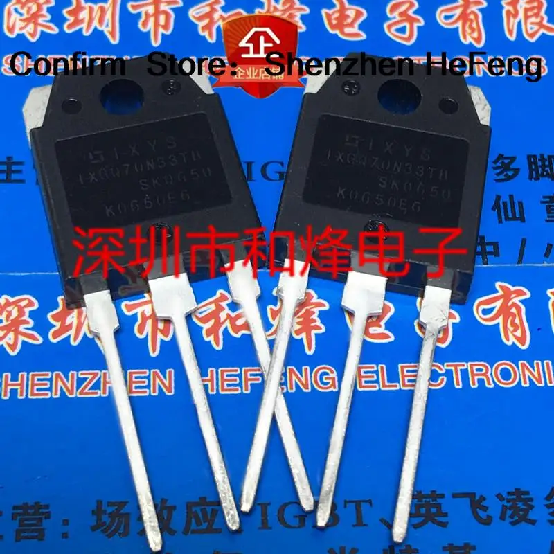 5 pièces-10 pièces IXGQ70N33TB TO-3P 330V 70A, livraison rapide originale