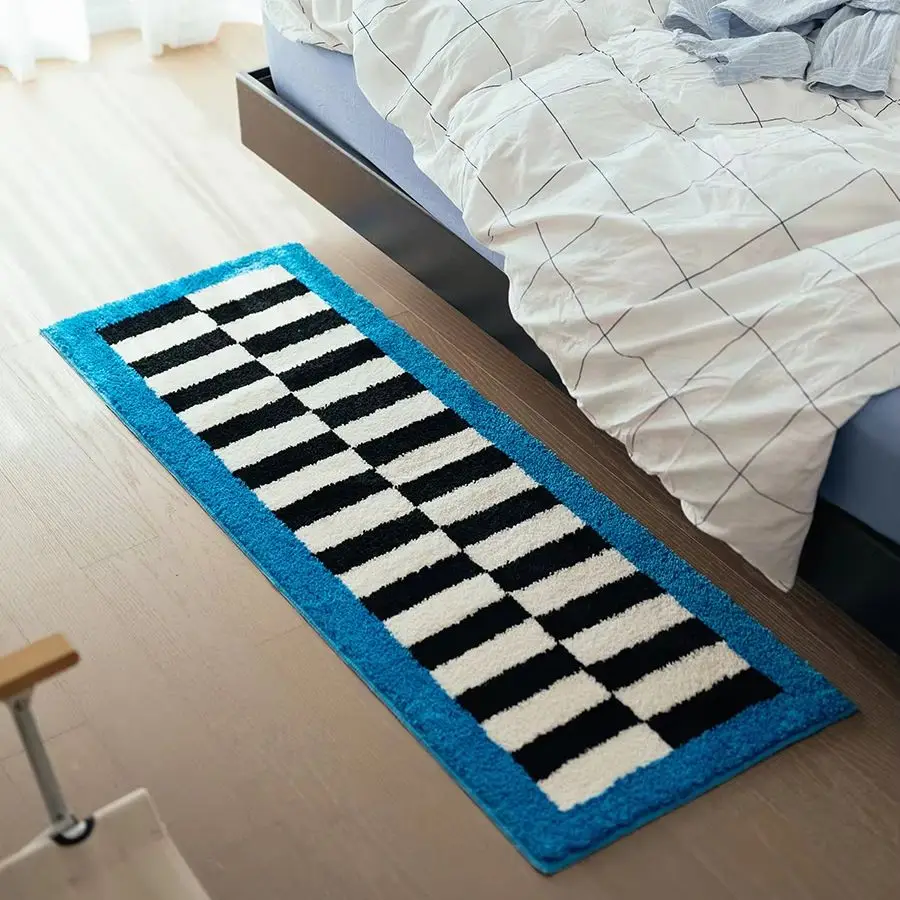 �y�Z�[�����zVIKAMA �􉽊w�͗l�̃����O�X�g���b�v�t���A�}�b�g - ���r���O���[���A�Q���A�x�b�h�T�C�h�ɍœK�ȏ_�炩���z�����̂���}�b�g - ����~�߂̉Ƃ̑���