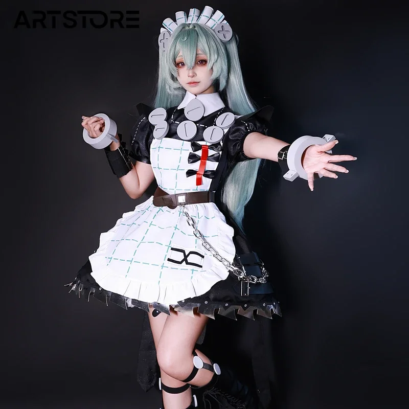 Anime Zenless Zone Zero ZZZ Corin Wickets Cosplay Costume Role Play Comic With Dress Hallowmas Party Wigs Anime Prop