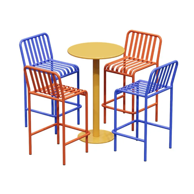 

Dopamine Rainbow Table and Chair Outdoor Leisure Tall Table