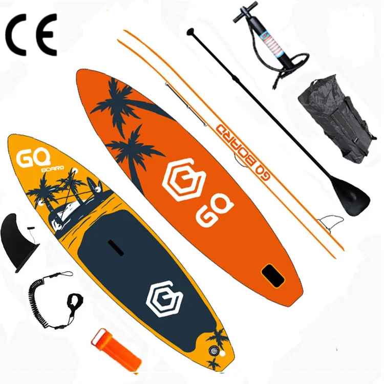 

BSCI Factory Wholesale Cheap Stand up Paddle Board Inflatable Isup GQ Board Soft Top Board with Six Accessories