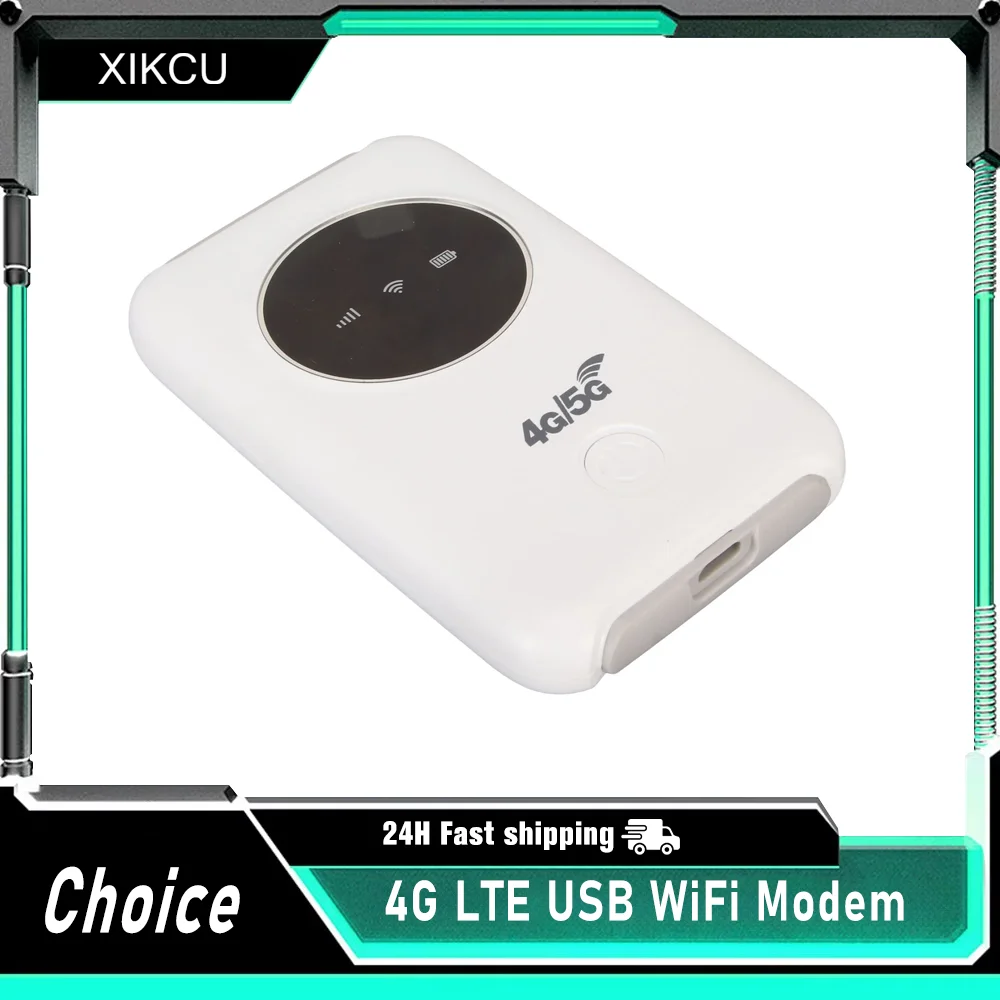 300Mbps Unlocked WiFi Micro SIM Card Slot Built In 3200MAh Wireless Portable WiFi Router 4G LTE USB WiFi Modem