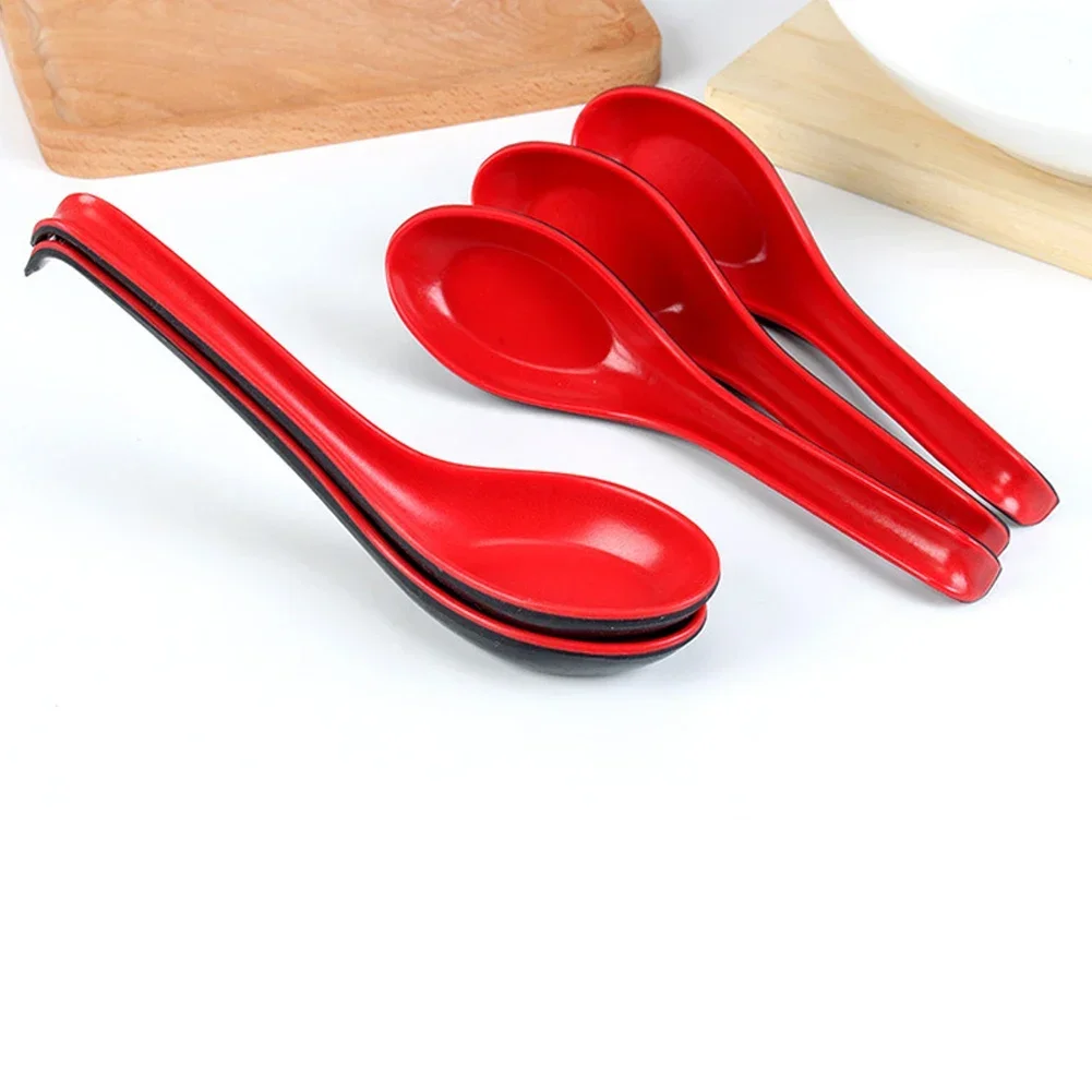 

Food Shops Homes Restaurants Catering Halls Spoons Tableware Utensils Long 16x4cm Chinese Flatware Soup Spoons