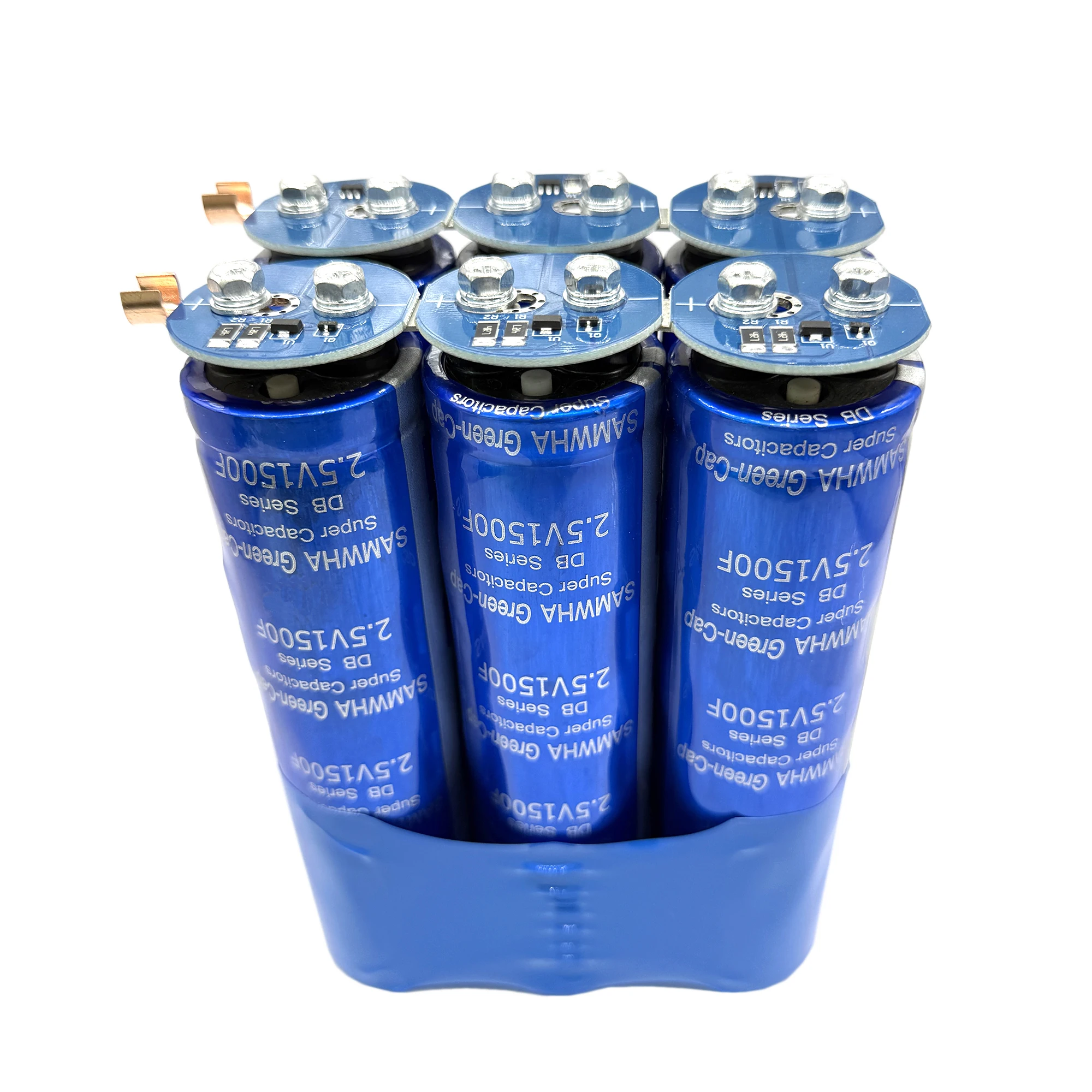 

Автомобильный выпрямительный модуль SAMWHA Green-Cap 15V250F с балансировочной пластиной 2,5V1500F, большая емкость для резервного источника питания