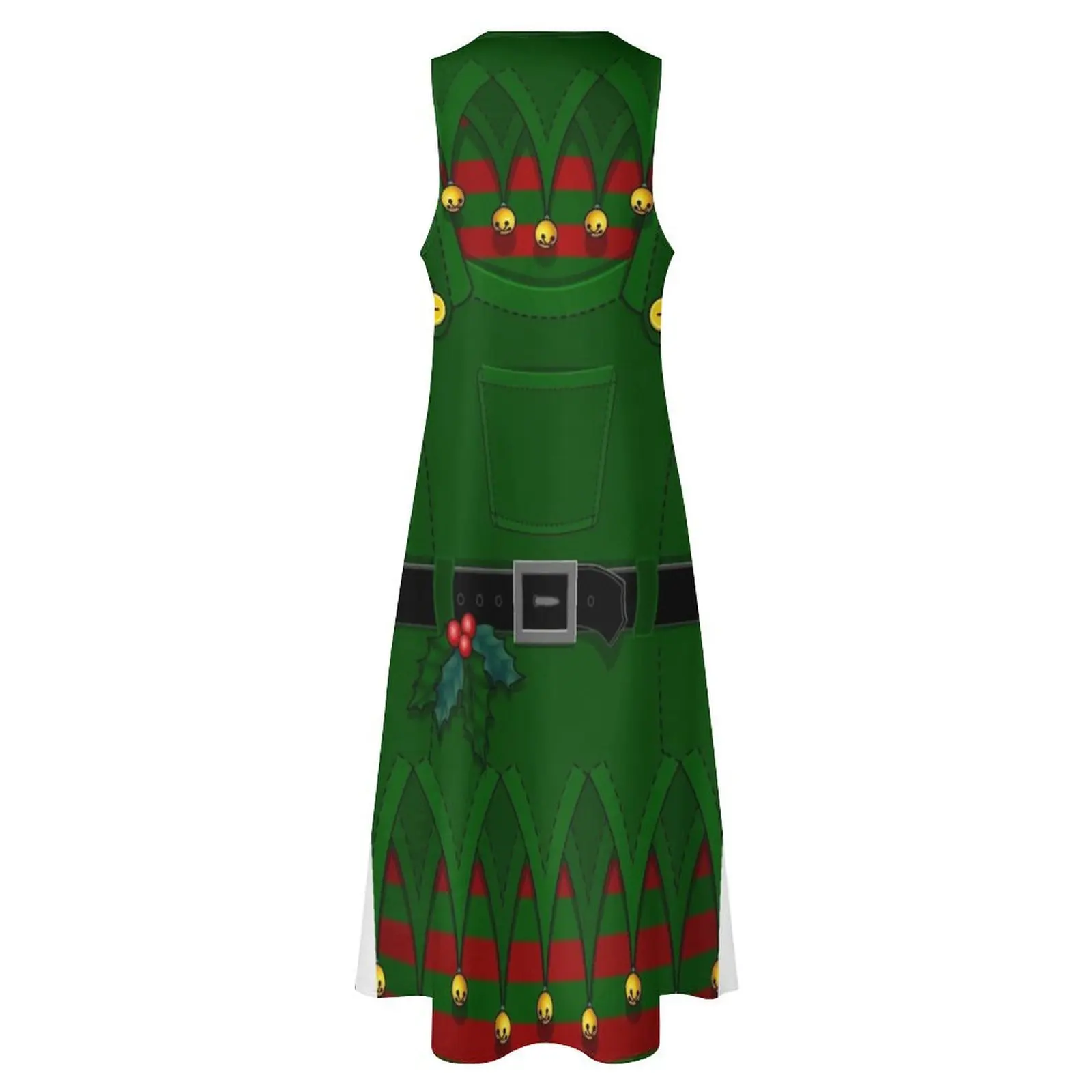 Christmas Elf Costume Long Dress elegant guest wedding dress elegant dress image 4