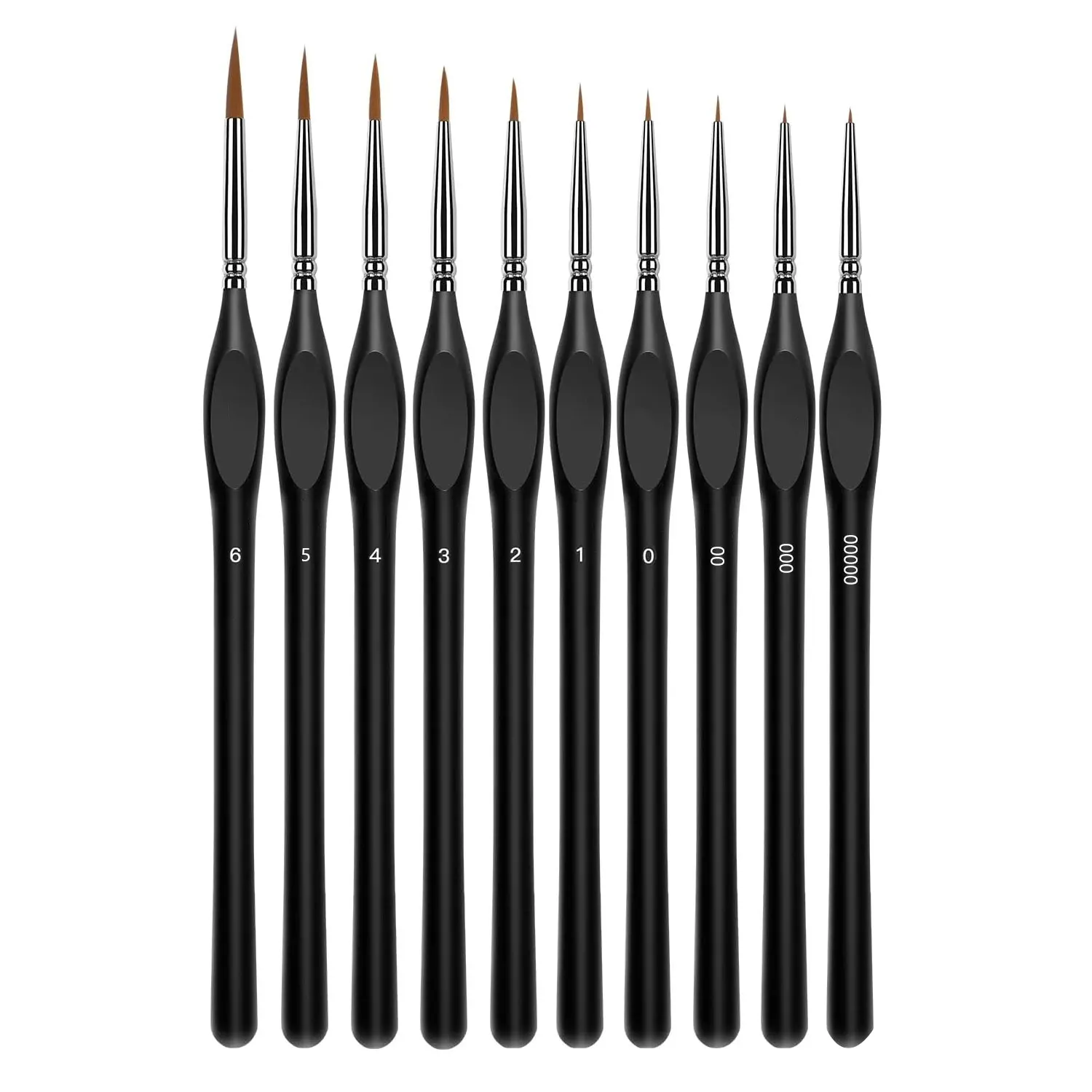Professionelles Miniatur-Pinsel-Set für Warhammer 40K-, DND-, Citadel- und Maßstabsmodelle – ideal für Emaille- und Fantasy-Figuren