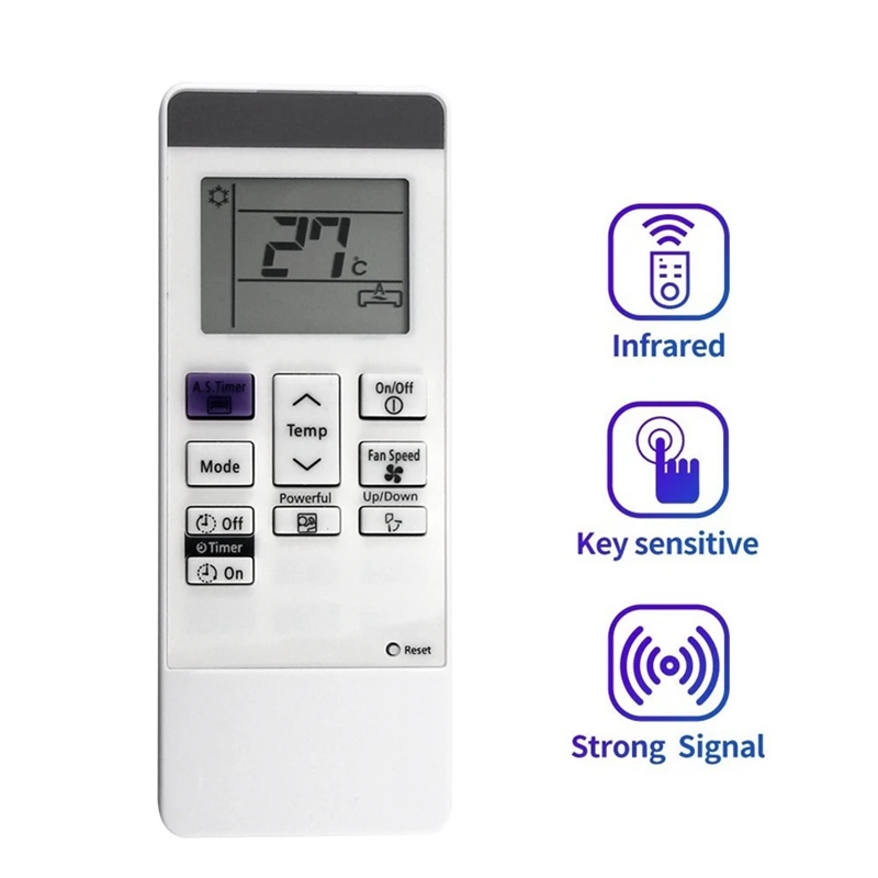 Replace -MOA5 A/C Remote Control for -MOA5 Air Conditioner-DTD2