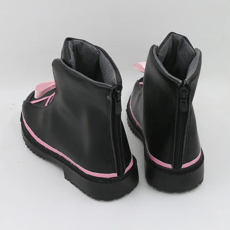 Momomiya Ichigo noir Lolita chaussures bottes Tokyo Mew Mew Halloween Cosplay Costume accessoires accessoires
