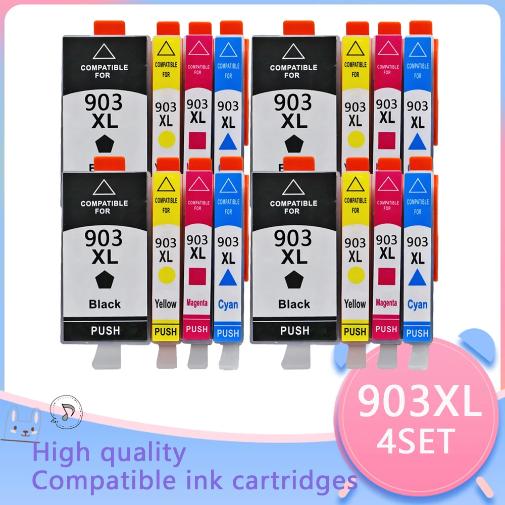 903XL Ink Cartridges Replacement for HP 903 XL Compatible for HP Officejet Pro 6950 6970 6760 All-in-one Inkjet Printer