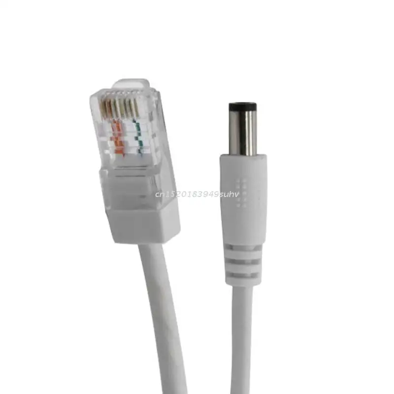 Active 48V ถึง12V กันน้ำ PoE Splitter IEEE 802.3af 10/100Mbps Power Over Ethernet Splitter Adapter สำหรับกล้อง IP