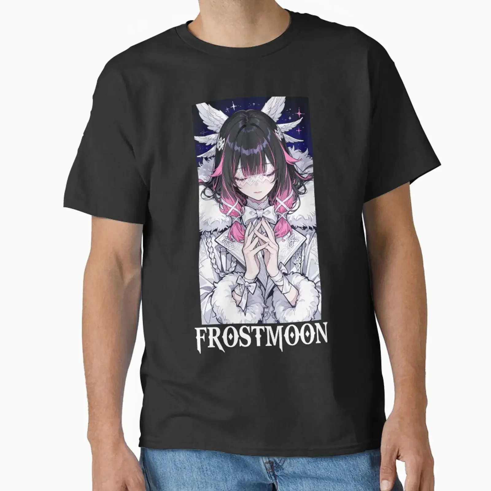Columbina Genshin Impact Lunar Elegy designed and sold by NarwhalXV vintage Washed Unisex streetwear Versatile graphic