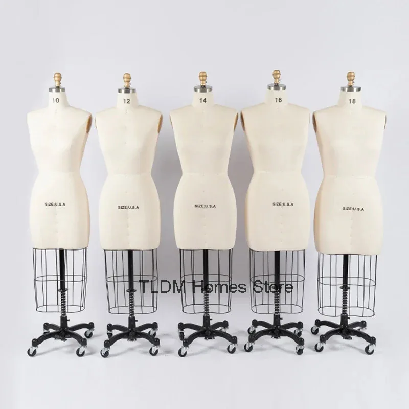 

Supplies Upper Body Adjustable Wedding Dress Mannequin Movable Clothing Store Mannequin Rack Three-dimensional Mannequins Sewing