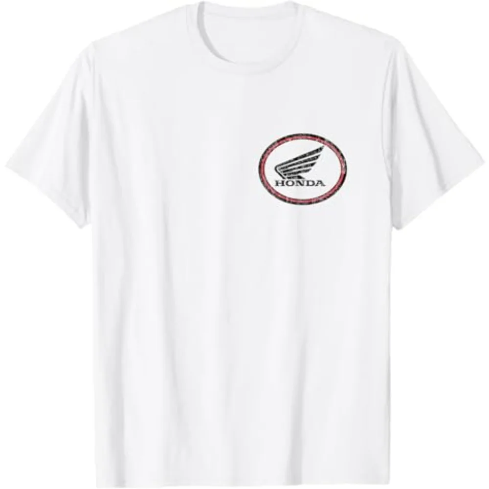 

Футболка Honda для мужчин и женщин, летняя мотоциклетная футболка для езды по бездорожью, с коротким рукавом, весенний топ для мотогонок