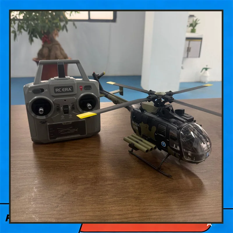 RC ERA C180 BO-105 Brushless RC Helicopter - Optical Flow Lidar  One-Key Inverted Flight Simulated Model for Adults