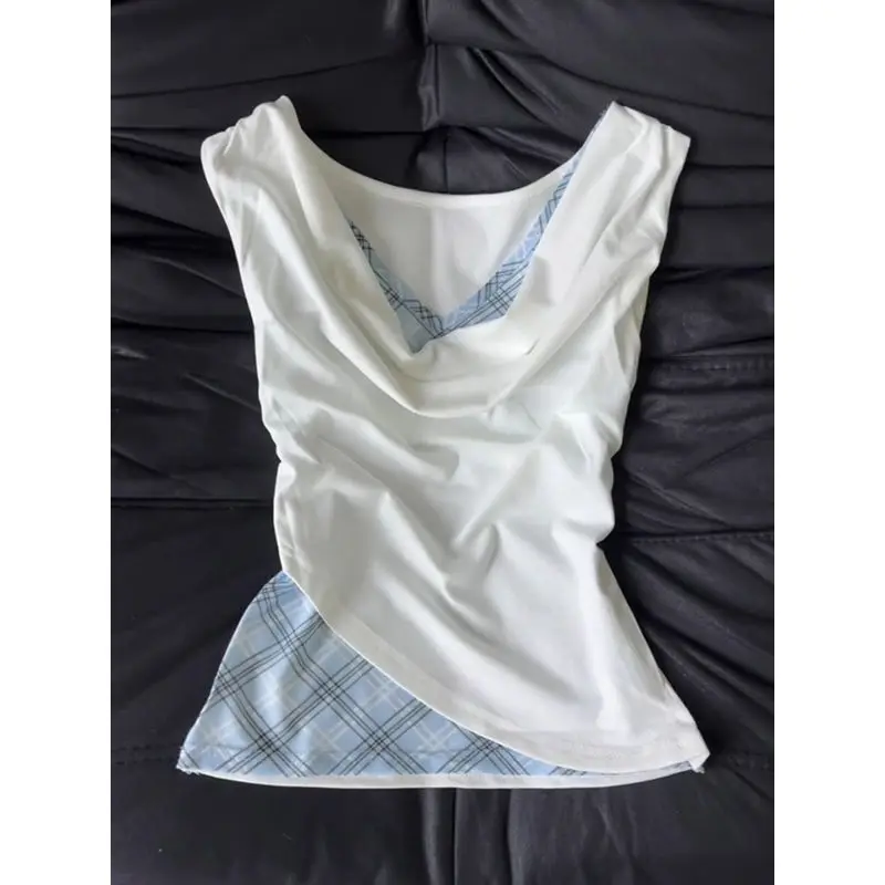 

Kawaii T-shirts Ropa Mujer Tank Top Japanese Sweet Vest Women Vintage Striped Sleeveless Tees Fashion Summer Camis Ruffles Slim