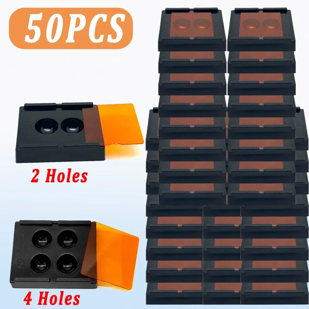 

50 шт./пакет, световой короб для затенения зубов, композитная смола, хорошо для смешивания, светонепроницаемый чехол для хранения, цветной тонизирующий чехол, материал для стоматолога