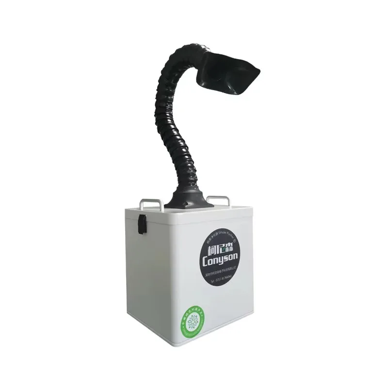 

【Factory Price】New 120/200W Smoke Purifier 3-Layer Air Filter Fume & Marking Exhaust Fans Portable Soldering Smoke Extractor