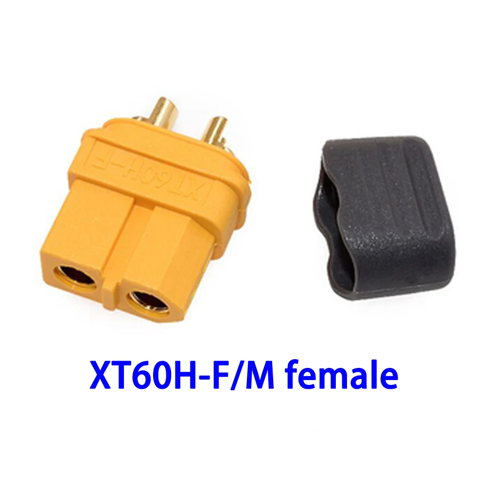 Connecteur Mâle/femelle XT60  2+4  5 Paires Avec Broche De Signal Et Gaine Fil A Souder Accessoires Pour Modele Reduit Davion Rc~p133234999
