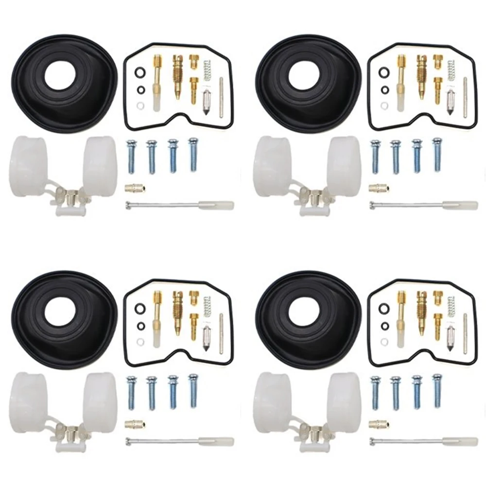 

4 Sets of Kawasaki Zephyr 400 Carburetor Repair Kit including Needle Valve, Gasket, Plunger, Diaphragm with Float