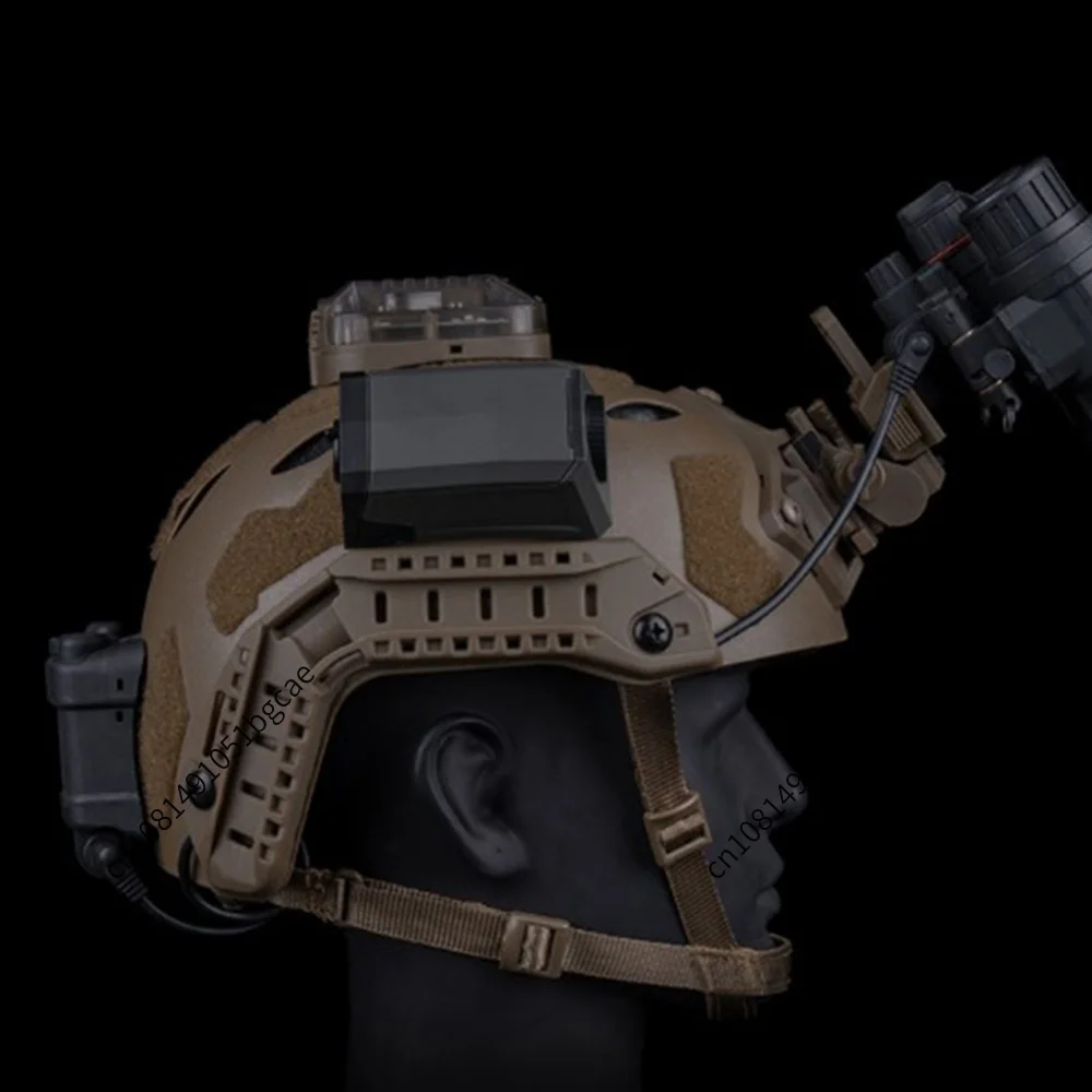 Adjustable Helmet NVG Battery Pouch Dummy Model Realistic Battery Storage Holder Pack Helmet Battery Case Pouch for AN/PVS31