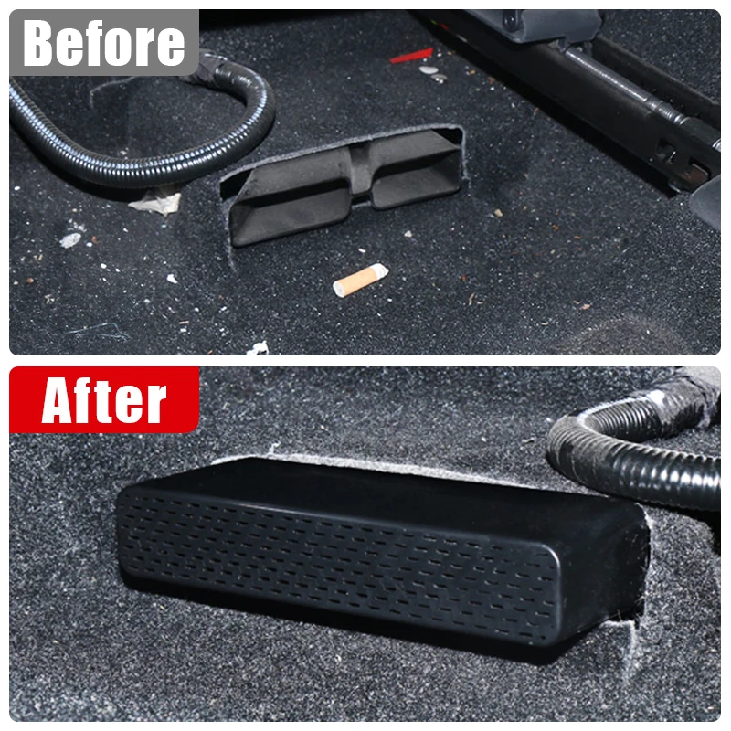ABS Car Under Seat Air Conditioning Outlet Protective Trim Cover Shell For Toyota Camry XV70 70 2018 2019 2020 2021 2022 2023