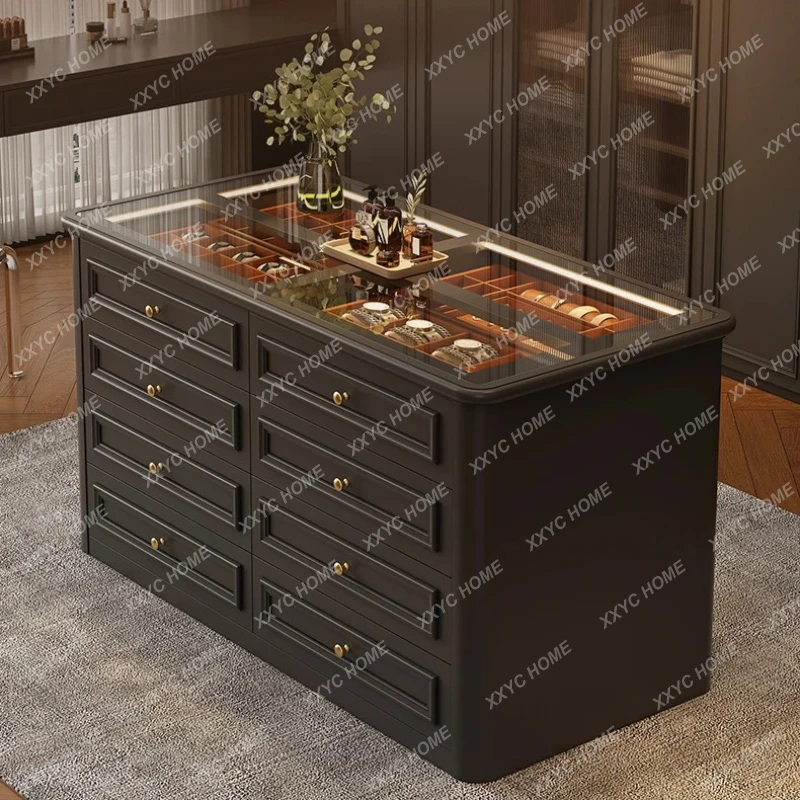 

Ювелирный шкаф-витрина ML Jewelry Nakajima для хранения сумок и украшений, напольный демонстрационный шкаф