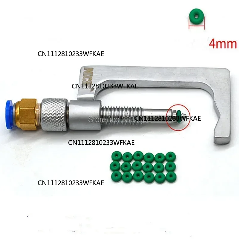 Free Ship!Diesel Common Rail Injector Clamp Fixture 4mm Seal Washer O Ring