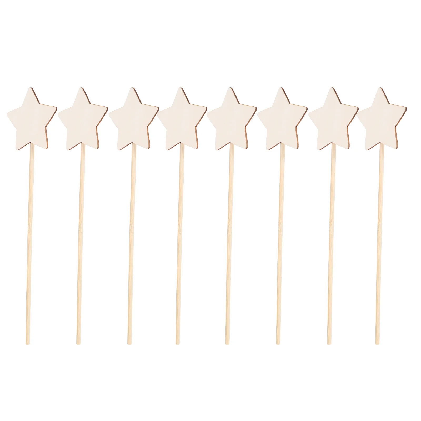 8 Pcs DIY Fairy Wand Handmade Wooden Fairy Wand Sticks DIY Painting Fairy Wands