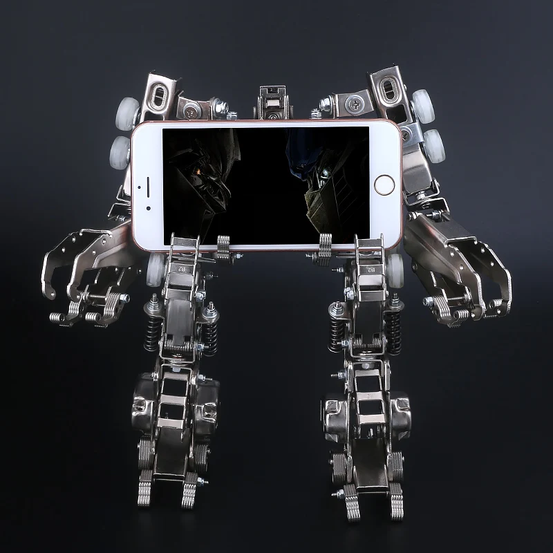 

Mecha Model Kit Metal 3D Puzzles Mechanical Phone Bracket Toy Ornaments DIY Assembly Toys for Teens Adults Collection Gift