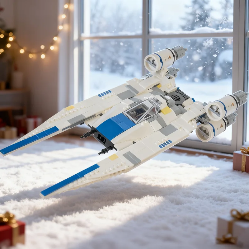 377 pièces MOC Expansion U Starfighter portes plus grande étoile bataille modèle jouets blocs de construction Architecture bricolage idée cadeau de noël