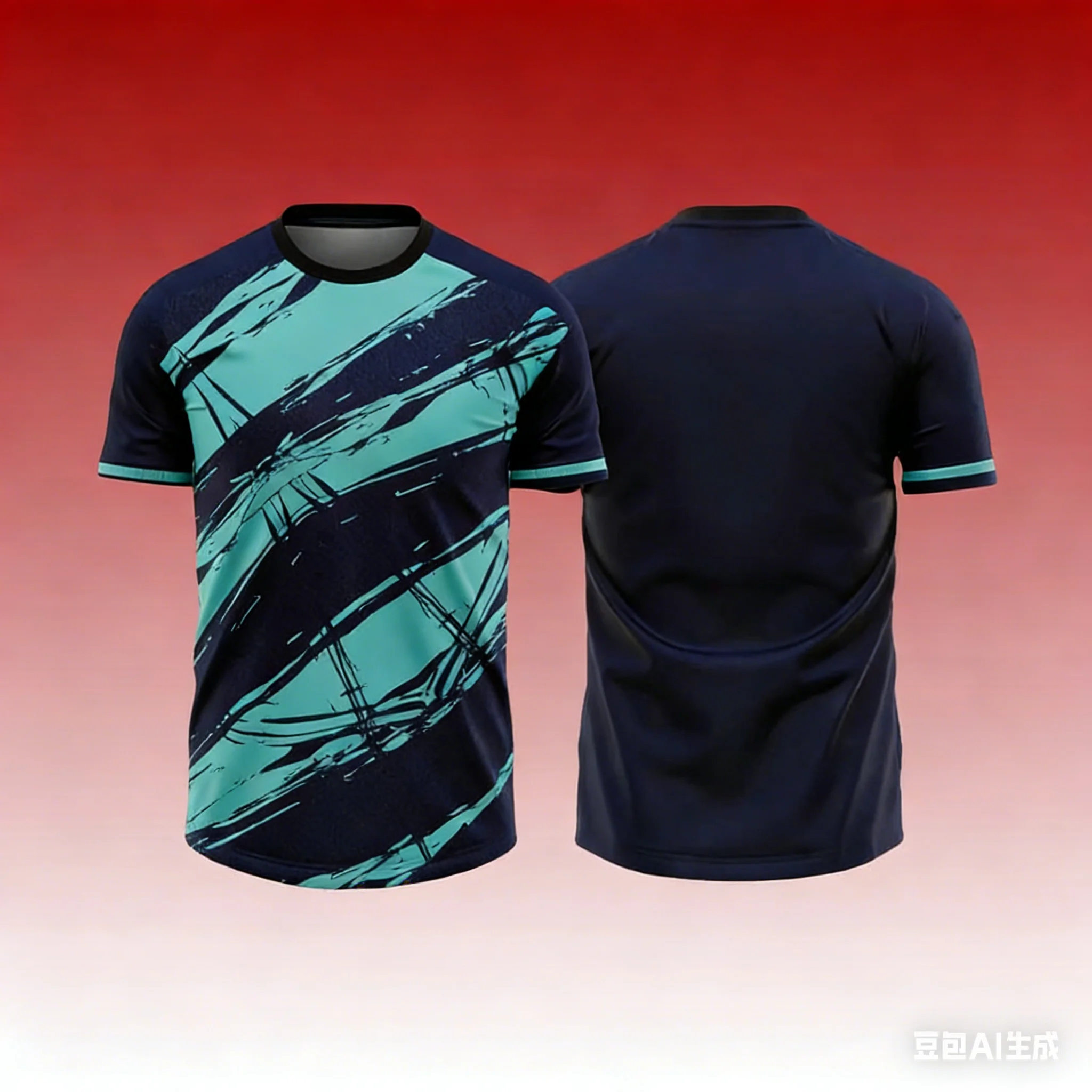 Running Sports 3D Printing Summer Neutral Short Sleeved T-shirt Fitness Sports Outdoor Comfortable Clothes