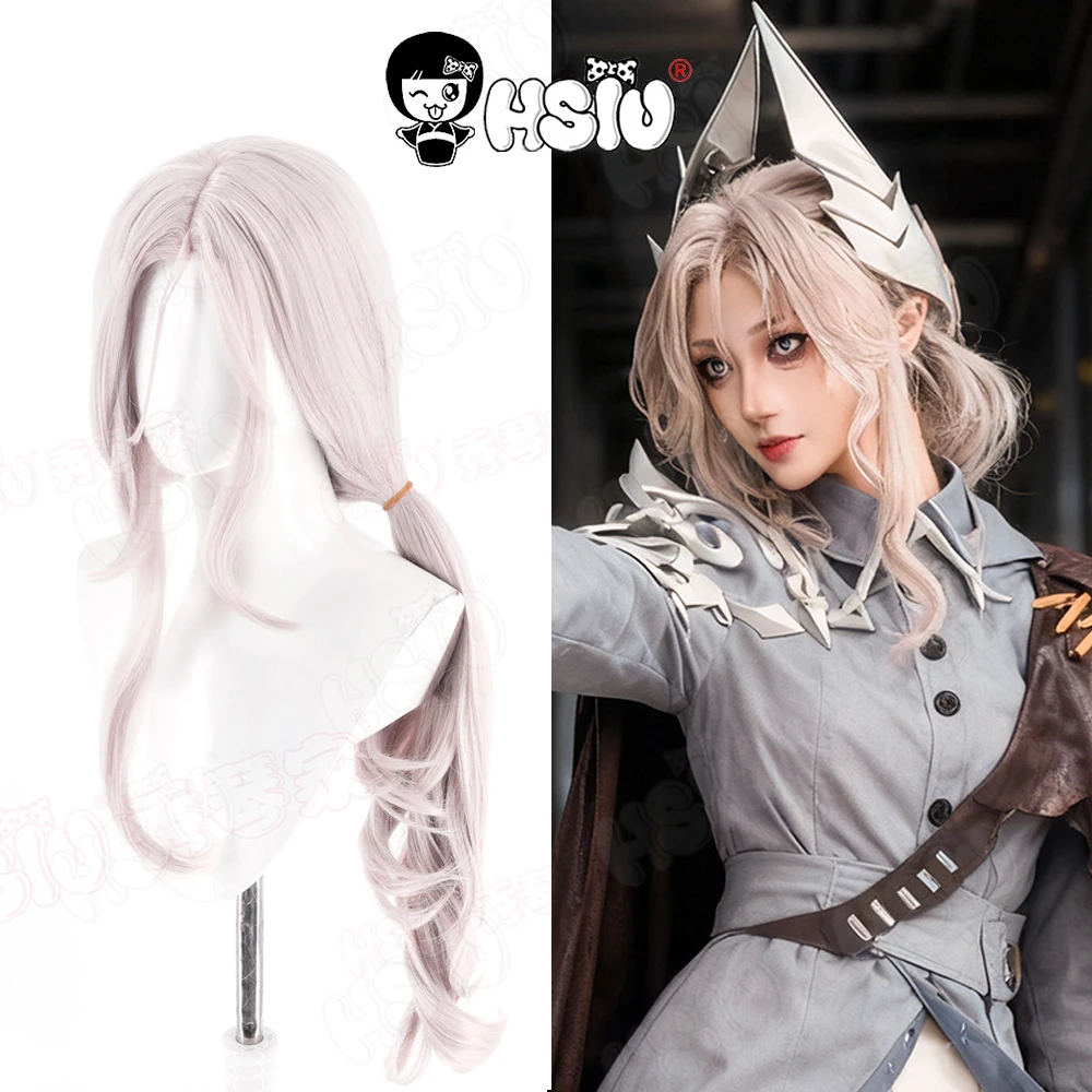 

Парик для косплея Marianne HSIU 80 см, мясно-розовые длинные волосы, синтетический парик + шапочка для парика, обратный возврат, 1999 г., парик для косплея Marianne