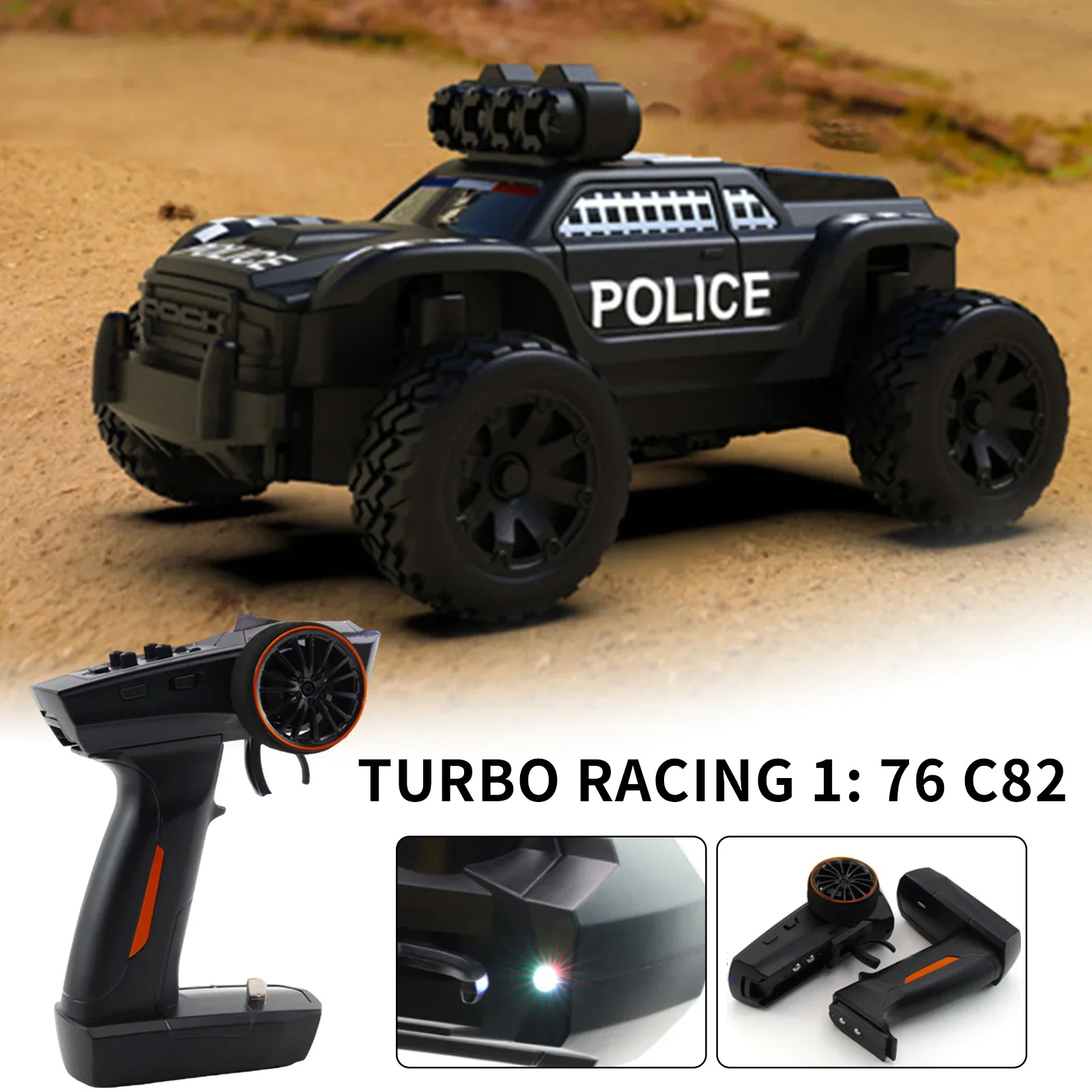 New 1:76 Turbo Racing 4CH 2.4GHZ C74  C81 C82 Drift RC Sports Car Model RTR Kits Mini Proportion Toys Cars Gifts for Kids