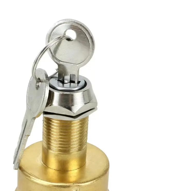 

Universal Heavy Duty Ignition Starter Switch – 3-Position (Off/On/Start) with Momentary Start, for Cars, Marine & Equipment