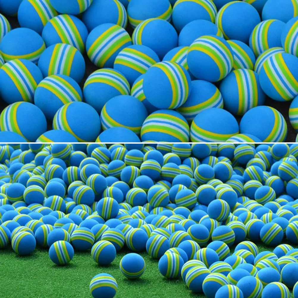 20 قطعة قوس قزح إيفا الإسفنج كرات لينة دائم التدريب كرات للداخلية ممارسة نهج طلقات الإسفنج الكرة التدريب الكرة #5