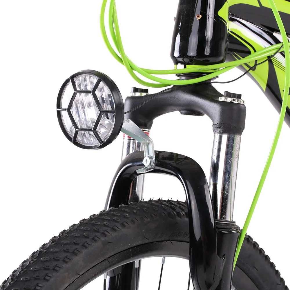

HIgh Quality Dynamo Bicycle Lights Set No Batteries Needed ABS Aluminum Alloy Bicycle Lamp Set Front and Rear Bike Safety Light