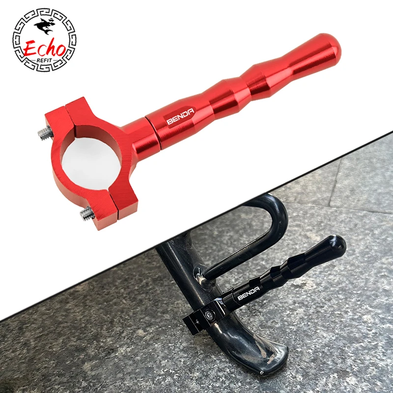 For BENDA Chinchilla 250 450 500 Rock300 LFS700 LFC700 Motorcycle CNC Kickstand Side Stand Support Assist Anti-kicking Extension