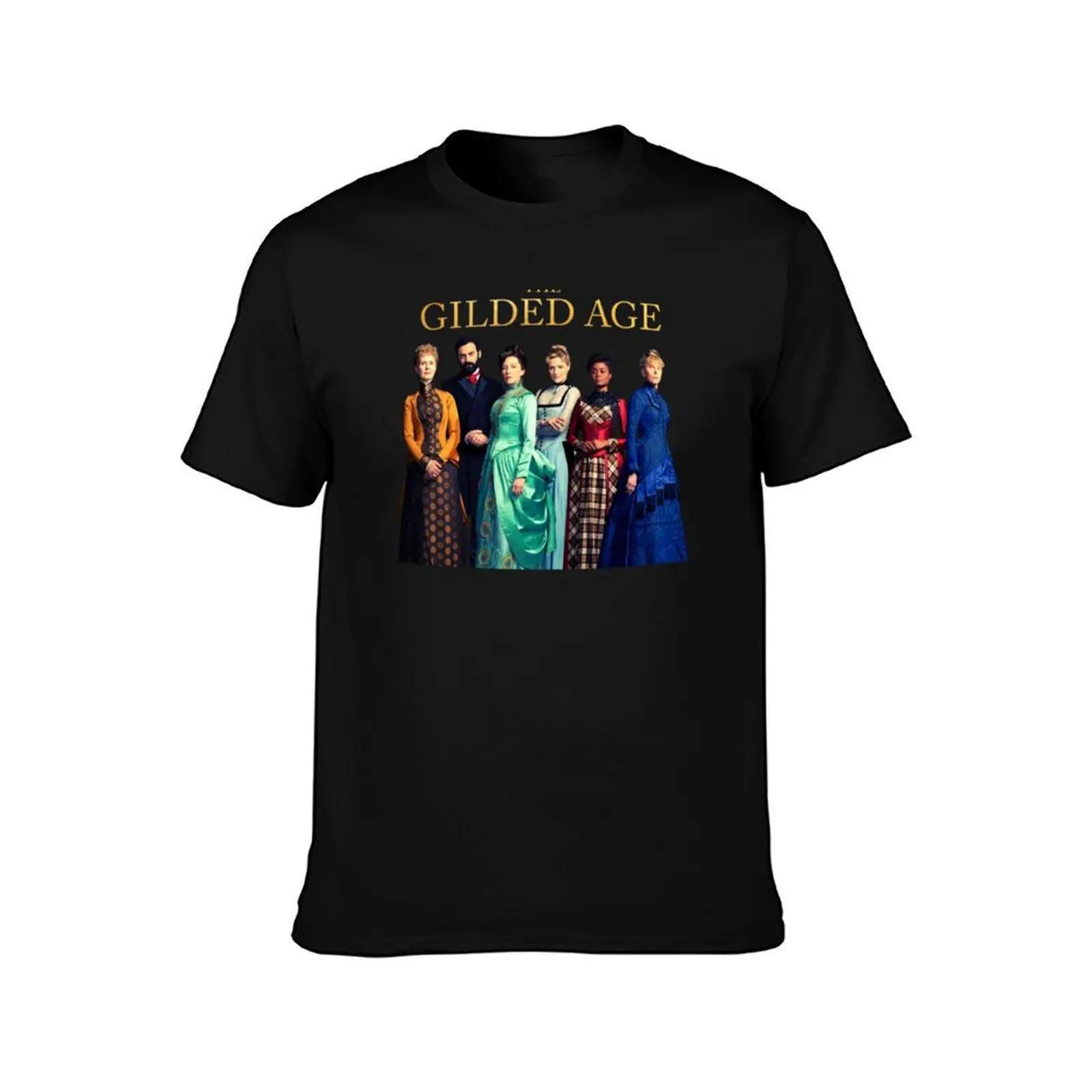 Gilded Age T-Shirt Relaxed Fit Casual Short Sleeve Top T-Shirt
