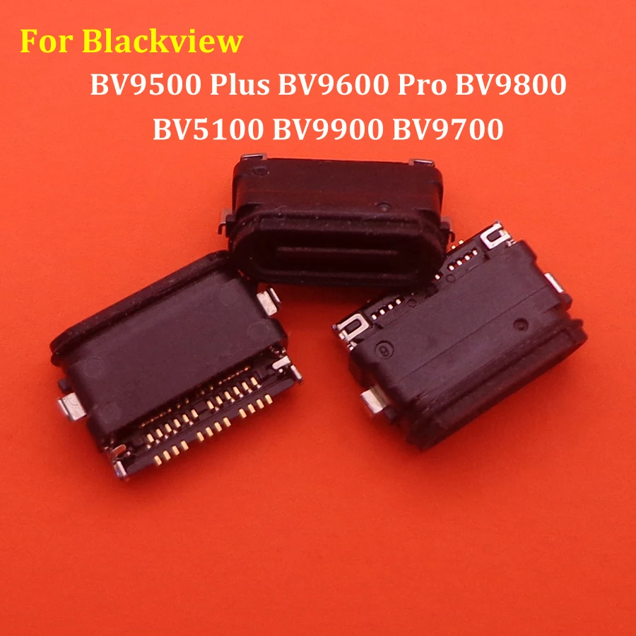 1-10Pcs Charging Dock Port Connector Usb Charger Type C Plug For Blackview BV9500 Plus BV9600 Pro BV9800 BV5100 BV9900 BV9700