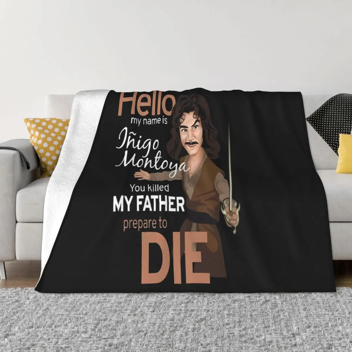 Inigo Montoya Kawaii Home Bedroom Quilt For Bed Custom Blanket Personalized Throw Blanket