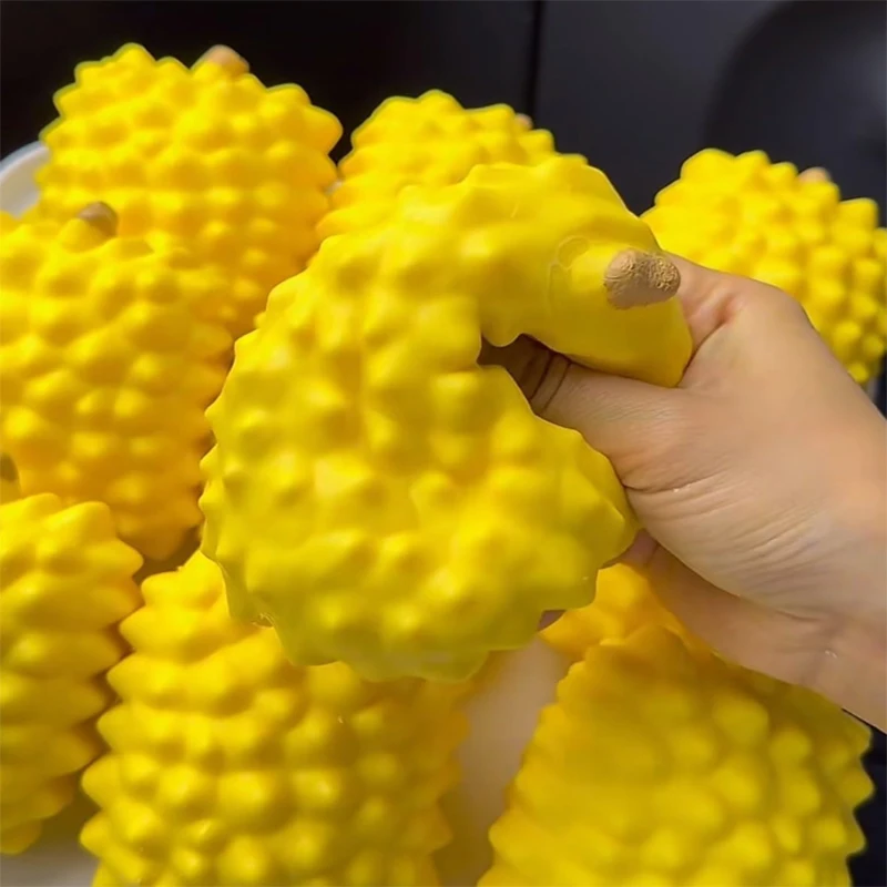 Simulation Durian Squishy Stress Relief Fidget Durian Squeeze Slow Rebound Decompression Fidget For Anxiety Relief & Desk Decor