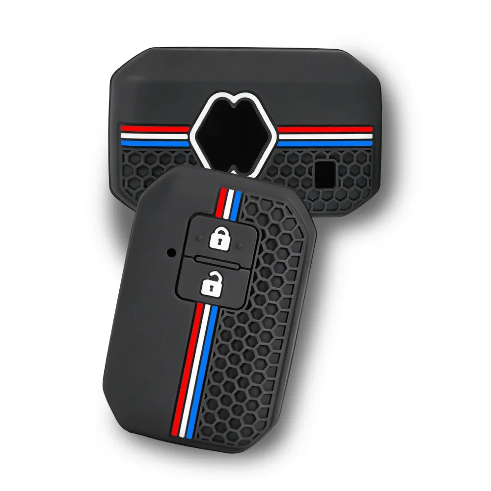 Silicone Key Case Cover For Suzuki Swift 2017 2018 Keyless Fob Shell Skin Keyring Key Chain Holder Protector - view 4