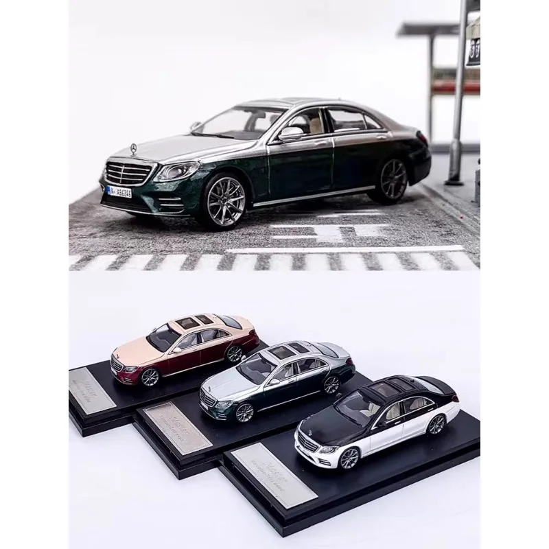 1:64 Mercedes-Benz S-Klasse W222 S450 Legering Simulatiemodel, Kinderinzameling Van Decoratief Speelgoed, Giften Voor Kinderen.